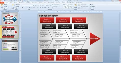 fishbone   effect diagram  powerpoint