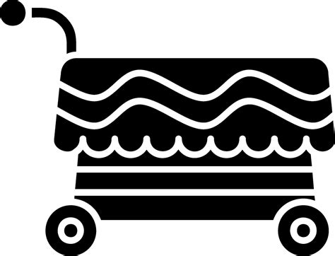 Cart Glyph Icon Vector Art At Vecteezy