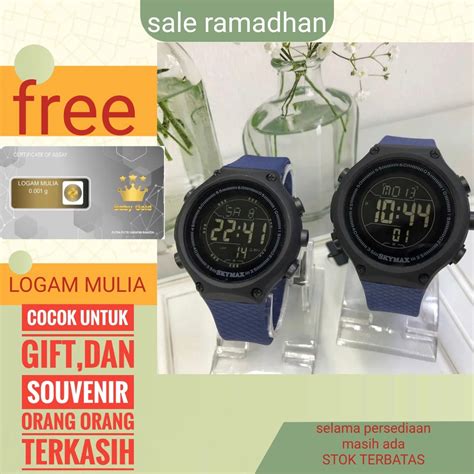 Jual Original Watch Jam Tangan Couple Pria Wanita Skymax Digital