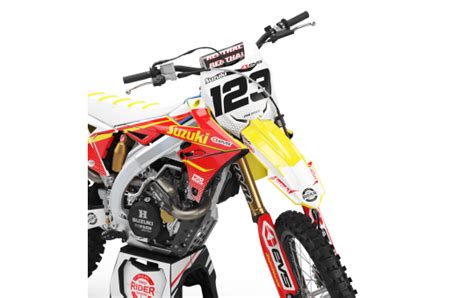 KIT DECO Motocross PERSO SUZUKI EVS ORIGINE