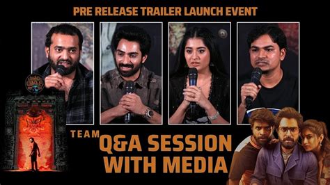 Media Q A Bhoothaddam Bhaskar Narayana Trailer Launch Shiva