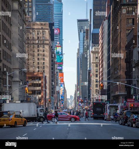 Avenue of the Americas in New york City Stock Photo - Alamy