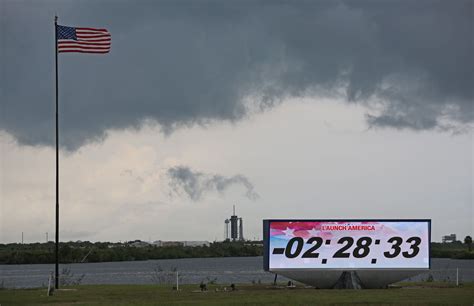 Tornado warning issued just north of NASA launch site as astronauts ...