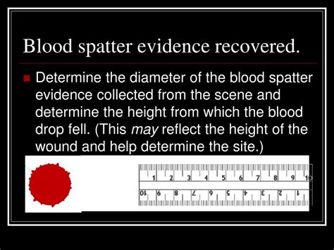 Angle Of Impact Blood Spatter Worksheet