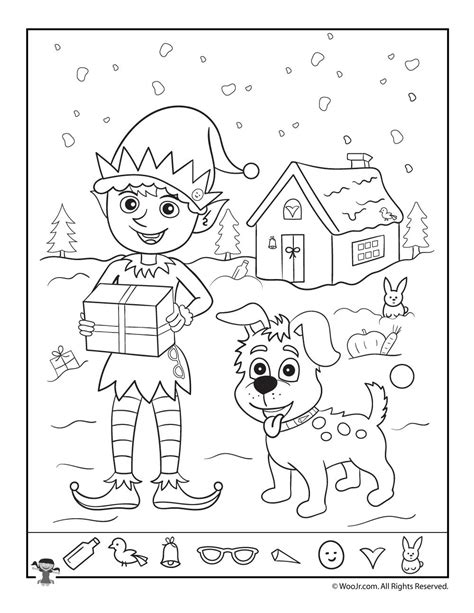 Free Christmas Hidden Pictures Printables Printable Word Searches