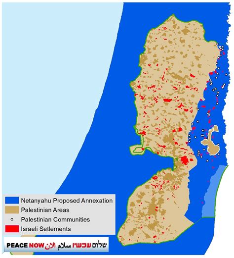 Data on Netanyahu's Jordan Valley Annexation Map - Peace Now