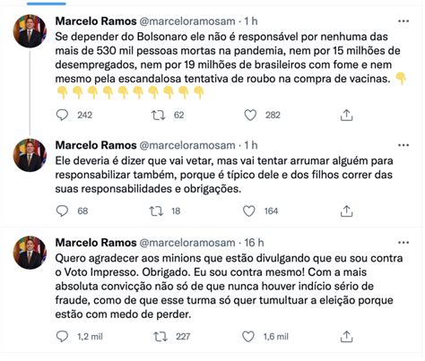 Marcelo Ramos desafia Bolsonaro a dizer que vetará fundo eleitoral