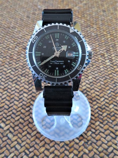 Mortima Superdatomatic Diver Date Bisel Acero Negro Men Catawiki