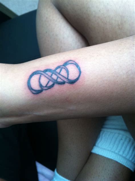 Double Infinity Tattoo I love my Placement # healing process Double Infinity Tattoos, Healing ...