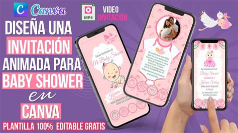 C Mo Hacer Una Invitaci N Animada O Video Invitaci N Para Baby Shower