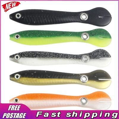 5pcs 10cm 6g Bionic Loach Fishing Artificial Crankbait Soft Baits