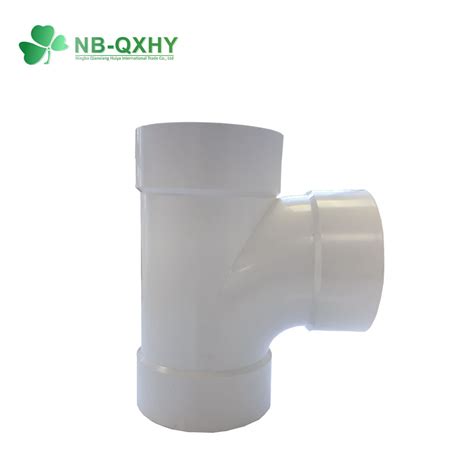 Water Drain Upvc Sewage Fittings Dwv Plastic Pipe Fitting Y Tee Equal