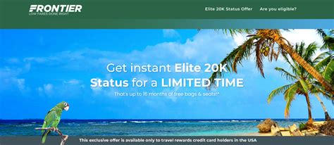 Promo: Frontier Airlines is Offering Paid Status Matches - The Bulkhead ...