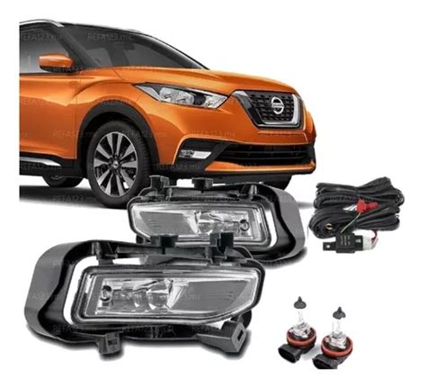 Faros Niebla Nissan Kicks Kit Calidad Original Env O Gratis