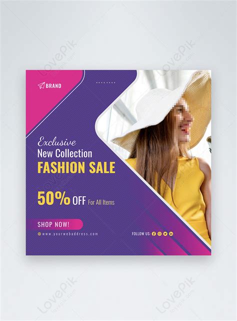 Fashion Sale Banner Facebook Instagram Social Media Post Ads Template Imagepicture Free