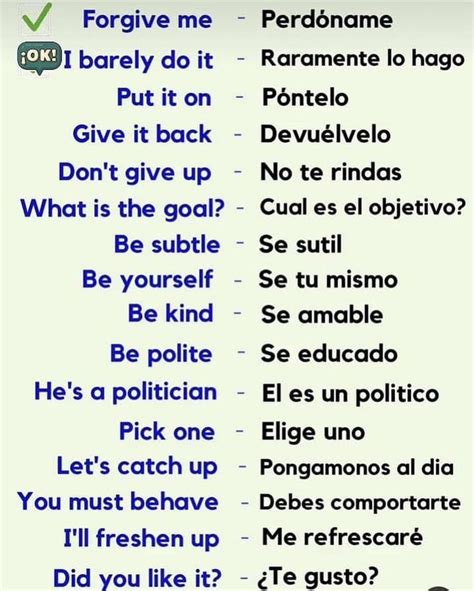 Inglés Súper Rápido on Instagram Frases útiles Inglés Español