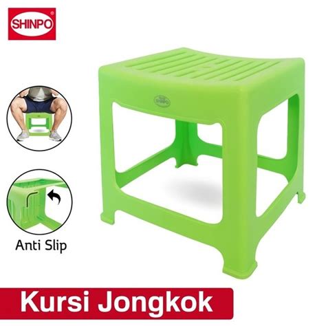 Jual BANGKU JONGKOK SHINPO 186 ANTI SLIP KURSI PENDEK KURSI ANAK Di