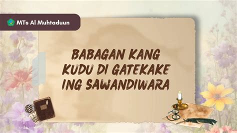 Babagan Kang Kudu Di Gatekake Ing Sandiwara Naura Oktalia Youtube