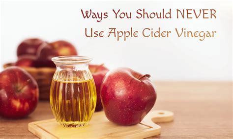 10 Ways You Should Never Use Apple Cider Vinegar The Coconut Mama