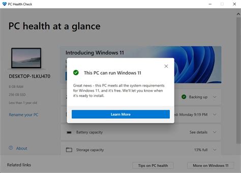 How To Run The Pc Health Check App For Microsoft Windows Upgrades