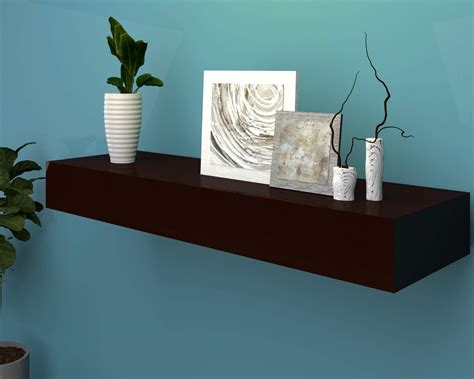 Buy Vudy Engineered Wood Painted Finish Design Wall Shelf With Hidden