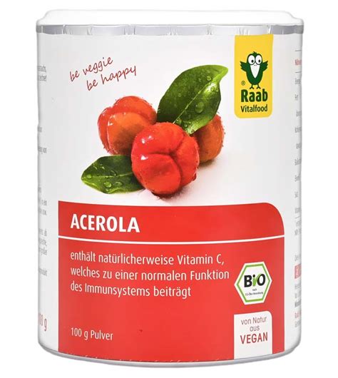 Raab Acerola Pulver Bio Naturpur Shop