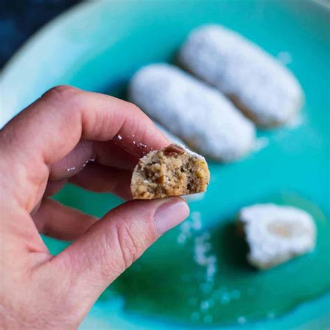 Pecan Finger Cookies - Foodology Geek