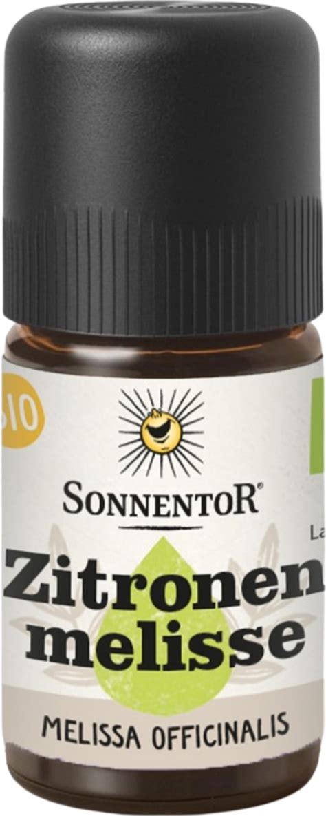 Sonnentor Bio Zitronenmelisse ätherisches Öl 5 ml Ecco Verde Onlineshop