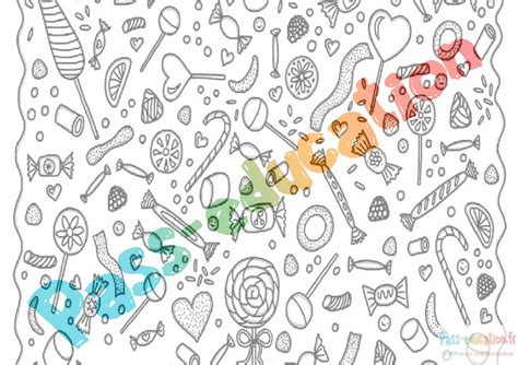 Coloriage Gratuit Bonbon Pdf Imprimer