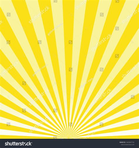 Abstract Light Yellow Sun Rays Backgroundsunburst Stock Vector (Royalty ...