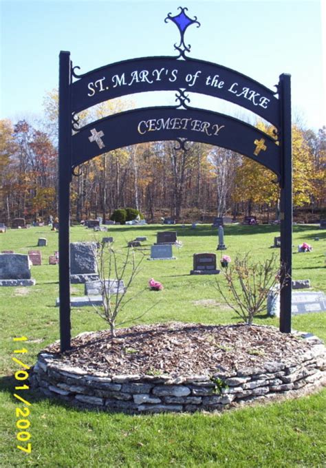 Saint Marys Of The Lake Cemetery In Baileys Harbor Wisconsin Find A