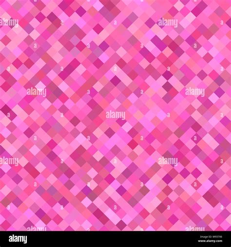 Pink Diagonal Square Pattern Background Geometrical Vector