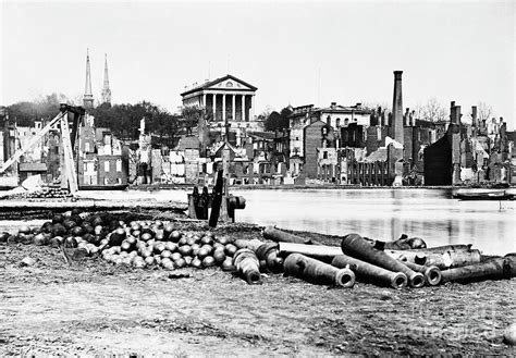 Civil War Ruins Of Richmond Virginia by Bettmann