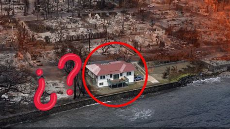 Foto ¿por Qué La Casa Roja Sobrevivió A Los Incendios De Hawái La Silla Rota