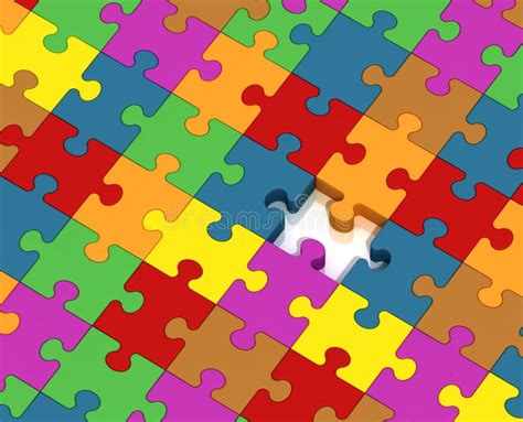 Missing Puzzle Piece Royalty Free Stock Photography Image