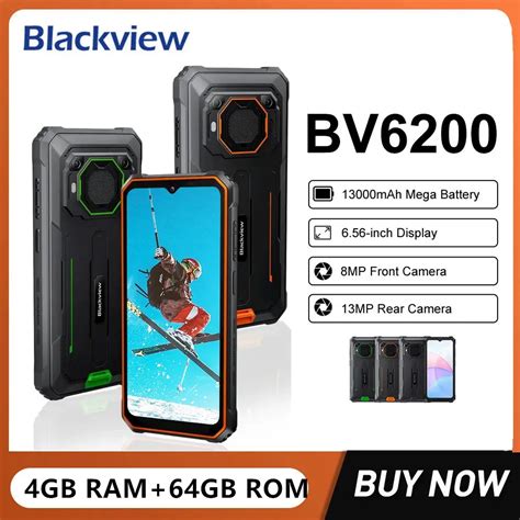 Blackview Bv Waterproof Rugged Smartphones Gb Gb Inch