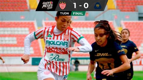 Liga Mx Femenil Necaxa Pumas Jugadas Goles Y Resultado Tudn