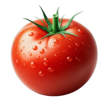 Tomate 3d Vermelho Saudável Em Fundo Transparente PNG Tomate 3d