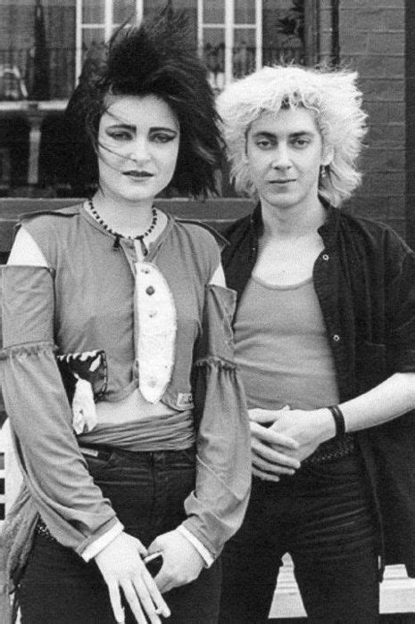 Siouxsie Sioux And Budgie On The Dear Prudence Video Set Italy 1983