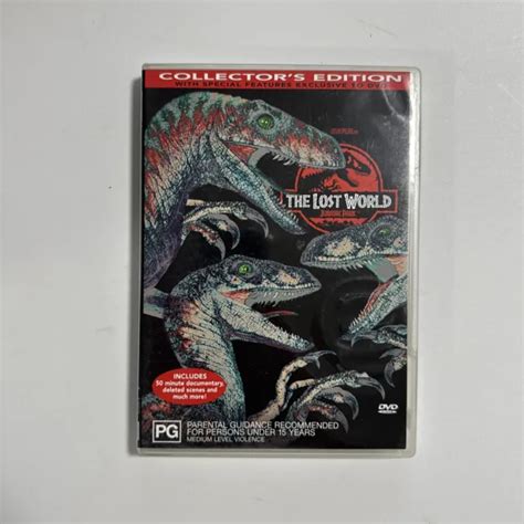 Jurassic Park The Lost World Dvd Jeff Goldblum Action Region