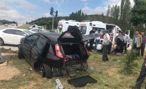 Trafik kazası 9 yaralı Çorum Haber Gazetesi