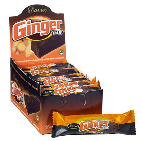 Davies Dark Ginger Bar Davies Chocolates