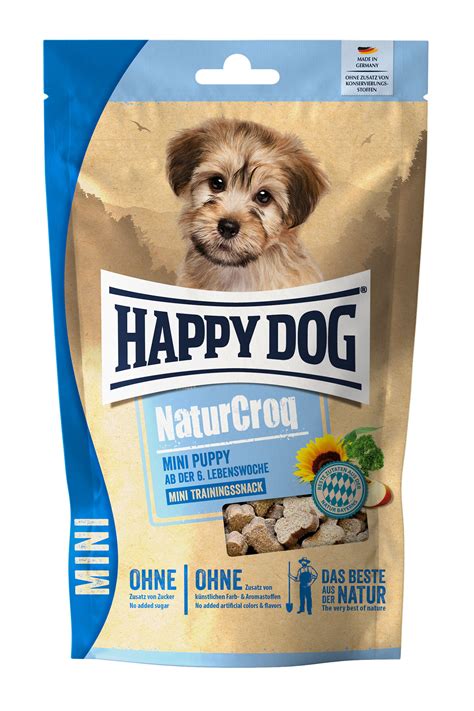 For small dog breeds: Happy Dog Mini