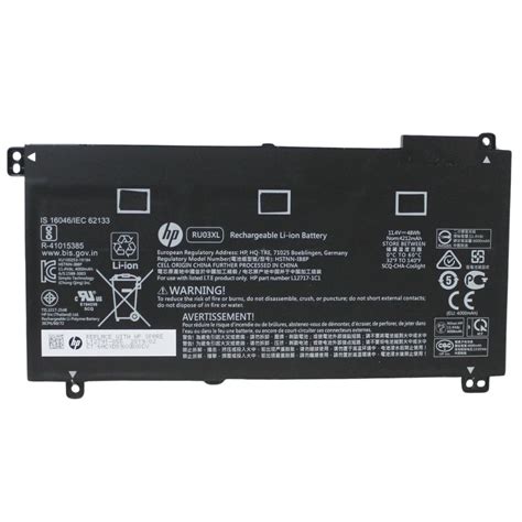 Hp Genuine Battery L Type Ru Xl Empr