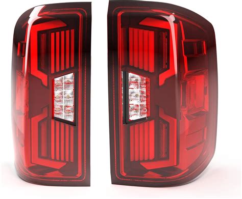 Buy WOLFSTORM LED Tail Light Assembly Fit For 2014 2018 Chevy Silverado