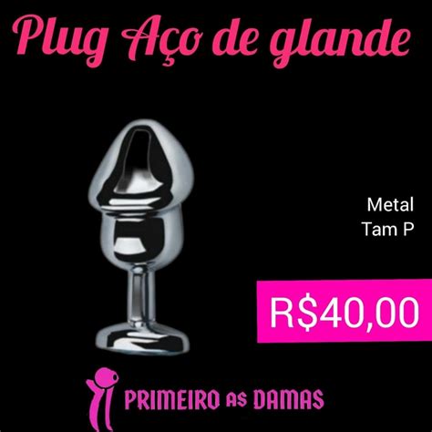 PLUG ANAL DE AÇO FORMATO GLANDE MPA1643P