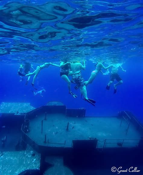 Snorkeling Above USS Kittiwake, Grand Cayman