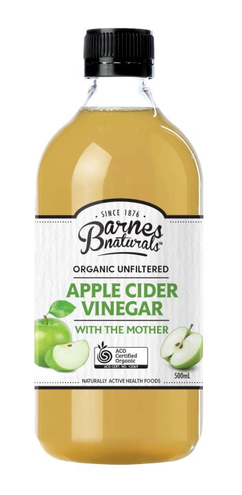 Barnes Naturals Apple Cider Vinegar With Mother Organic 500ml Lazada Ph