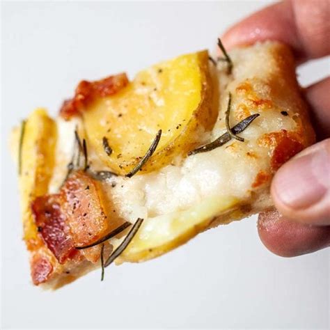 Potato Bacon Pizza Leites Culinaria