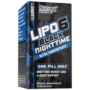 Nutrex Research Lipo Black Nighttime Ultra Concentrate Ajax